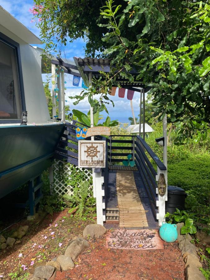 Cozy Jungle Boat Hideaway With Stunning Ocean View Villa Kealakekua ภายนอก รูปภาพ
